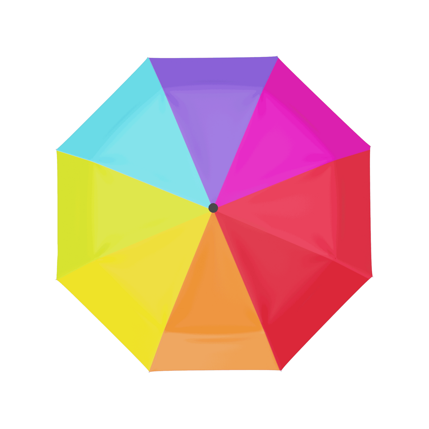 Rain-Mate Everyday Carry Series | Compact Travel Umbrella Rainbow