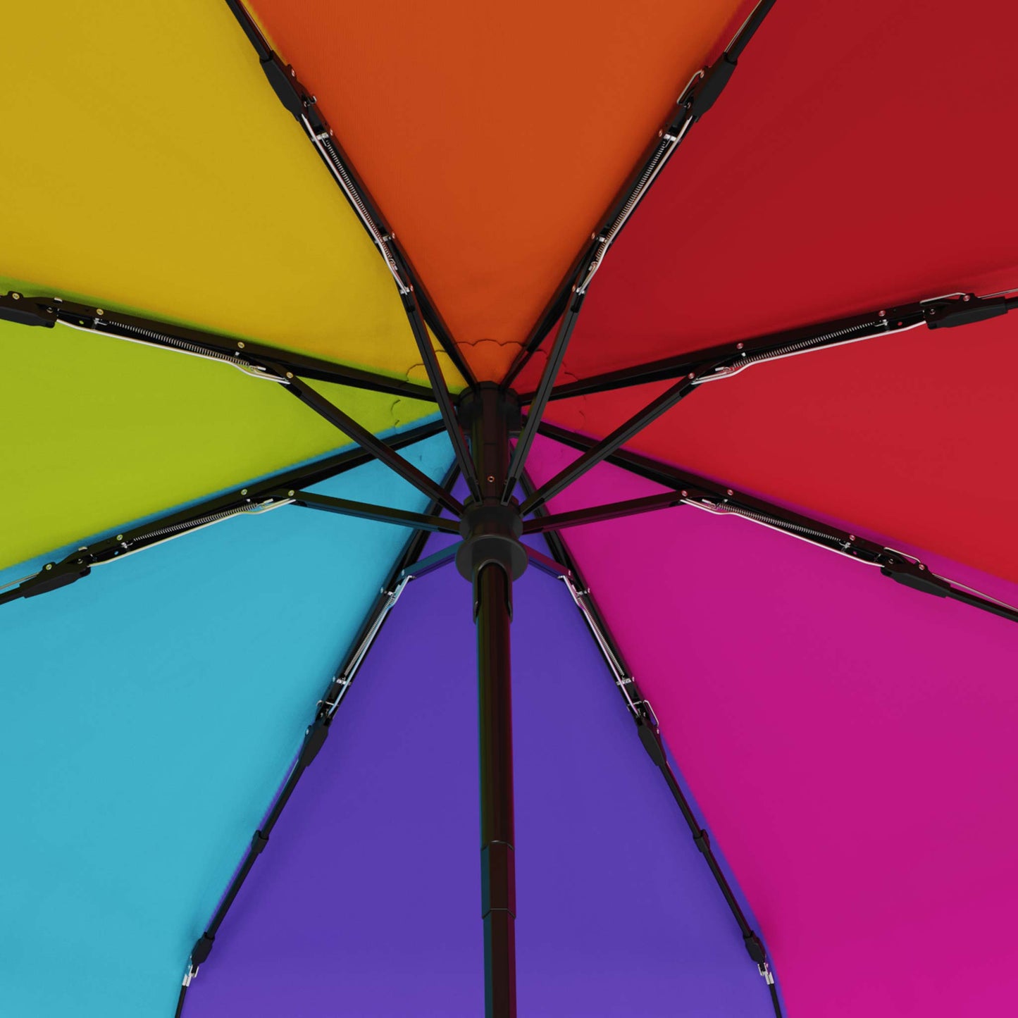 Rain-Mate Everyday Carry Series | Compact Travel Umbrella Rainbow