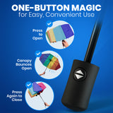 Rain-Mate Compact Travel Umbrella (Rainbow)