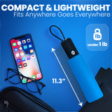Rain-Mate Compact Travel Umbrella (Rainbow)