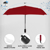 Rain-Mate Compact Travel Umbrella (Red)