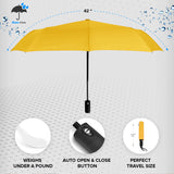 Rain-Mate Compact Travel Umbrella (Yellow)