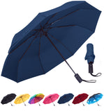 Rain-Mate Compact Travel Umbrella (Navy Blue)