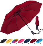 Rain-Mate Compact Travel Umbrella (Red)